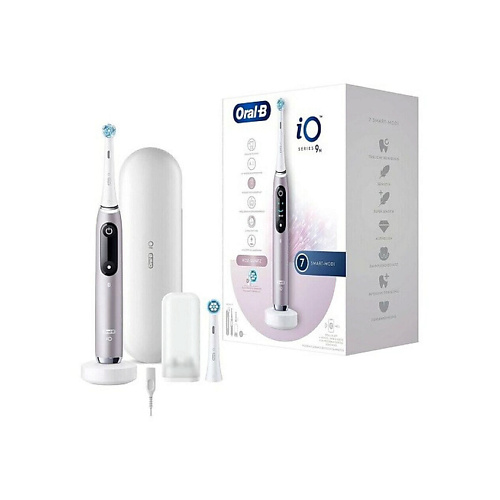 

BRAUN Электрическая зубная щетка Oral-B iO Series 9N Rose Quartz, Электрическая зубная щетка Oral-B iO Series 9N Rose Quartz