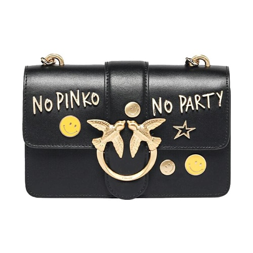 

PINKO Сумка Cow Leather Swift Bag Shoulder Bag Crossbody Bag, Сумка Cow Leather Swift Bag Shoulder Bag Crossbody Bag