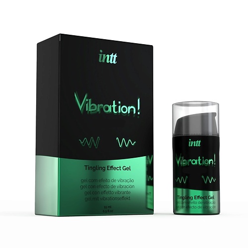 Интимная косметика  Лэтуаль INTT Увлажняющий гель для тела Vibration Gel с ароматом Ганжа 15