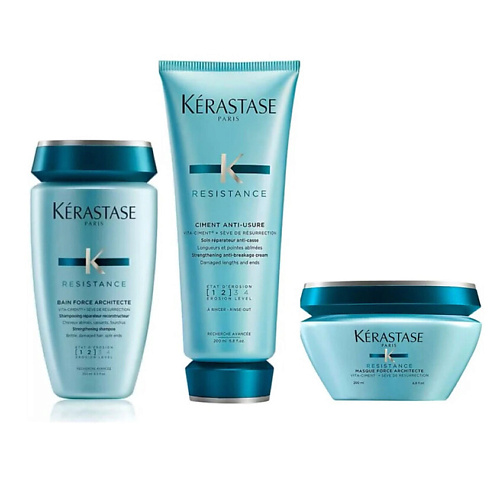 

KERASTASE Набор Résistance Force Architecte: Шампунь + Кондиционер + Маска, Набор Résistance Force Architecte: Шампунь + Кондиционер + Маска