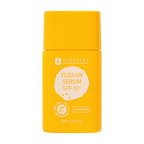 Солнцезащитные кремы  Лэтуаль ERBORIAN Солнцезащитная сыворотка для лица SPF 50+ Yuza UV Serum 30