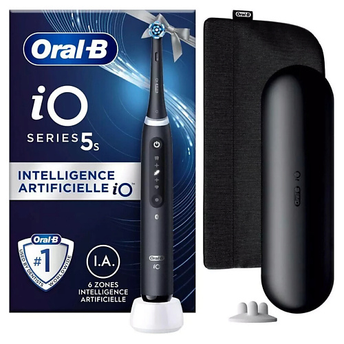

BRAUN Электрическая зубная щетка Oral-B iO Series 5S Matte Black, Электрическая зубная щетка Oral-B iO Series 5S Matte Black