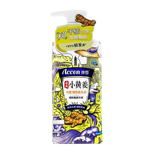 

ACCEN Шампунь для волос GINGER с имбирем укрепляющий 500, Шампунь для волос GINGER с имбирем укрепляющий