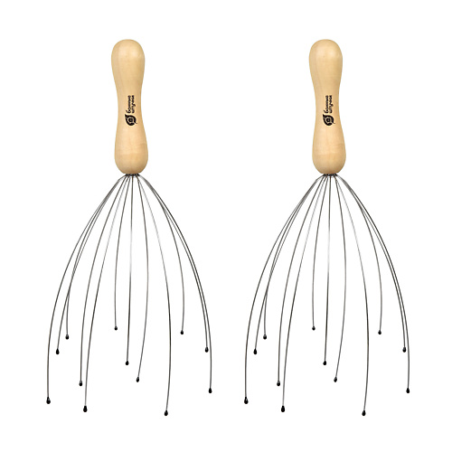 

БАННЫЕ ШТУЧКИ Набор массажёров для головы "Антистресс" в тубе, Набор массажёров для головы "Антистресс" в тубе