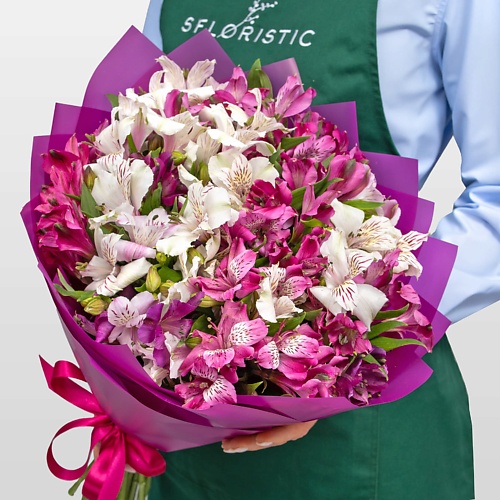 

STUDIO FLORISTIC Букет Альстромерий «Ягодный Мусс», Букет Альстромерий «Ягодный Мусс»