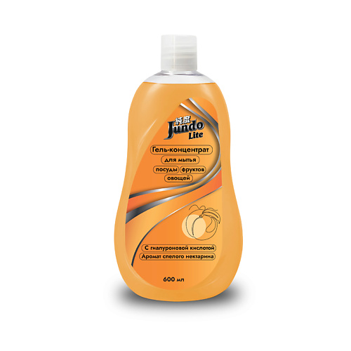 

JUNDO Lite Гель для мытья посуды Нектарин 600, Lite Гель для мытья посуды Нектарин