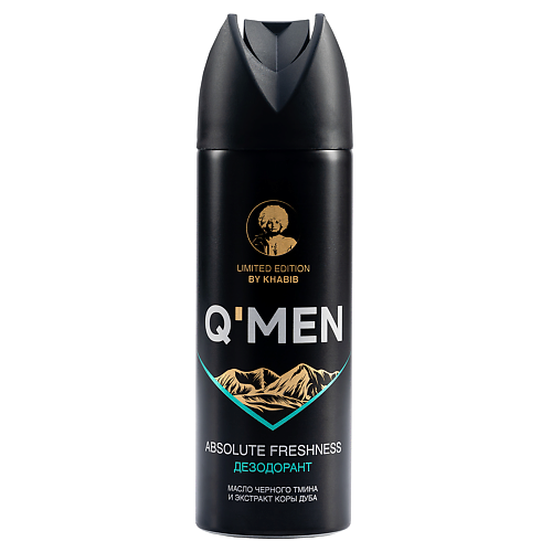 

Deonica Q'MEN Дезодорант мужской Абсолютная свежесть 200, Q'MEN Дезодорант мужской Абсолютная свежесть