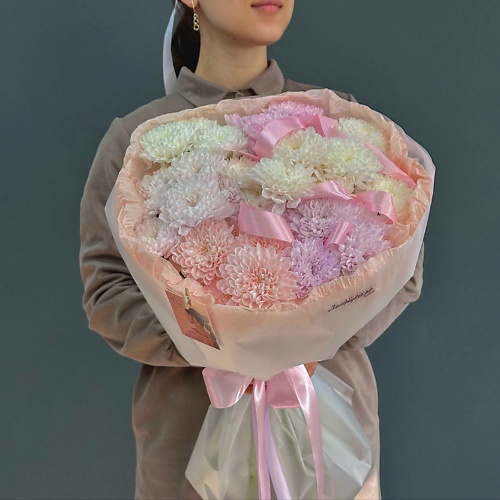 

ЛАЙФБУКЕТ Букет из хризантем "Чувство теплоты", Букет из хризантем "Чувство теплоты"