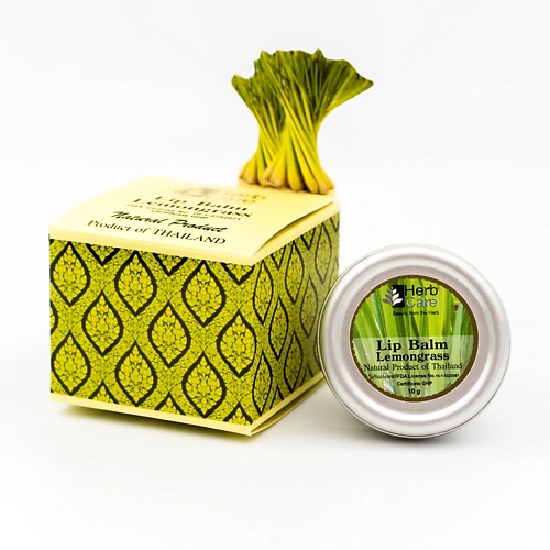 

HERBCARE Бальзам для губ с лемонграссом, Бальзам для губ с лемонграссом