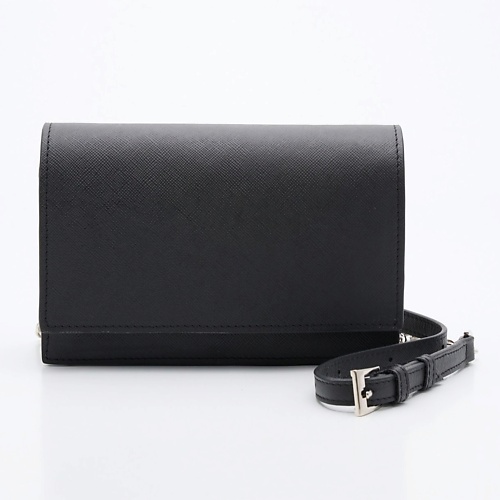 

FRANCHESCO MARISCOTTI Сумка клатч кожаная кросс-боди на плечо с цепочкой, Сумка клатч кожаная кросс-боди на плечо с цепочкой