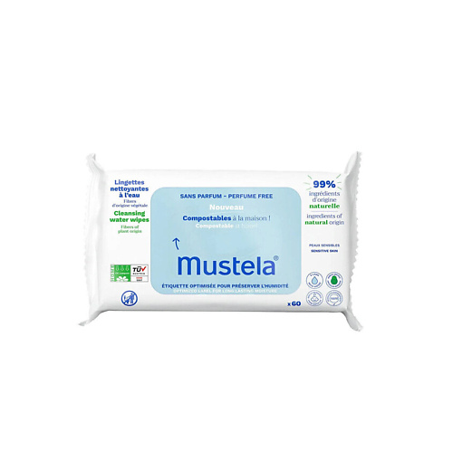 

MUSTELA Влажные салфетки Compostable, Влажные салфетки Compostable