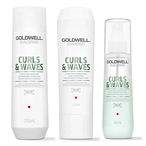 

GOLDWELL Набор Dualsenses Curls & Waves: Шампунь + Кондиционер + Сыворотка-спрей, Набор Dualsenses Curls & Waves: Шампунь + Кондиционер + Сыворотка-спрей