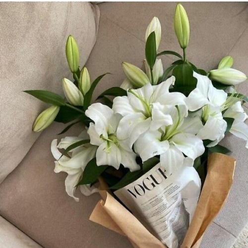 

DIVAFLORA СЕТЬ МАГАЗИНОВ СТИЛЬНЫХ БУКЕТОВ Лилии «Персеида», Лилии «Персеида»