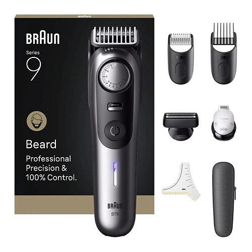 

BRAUN Триммер для бороды и усов Series 9 BT9520, Триммер для бороды и усов Series 9 BT9520