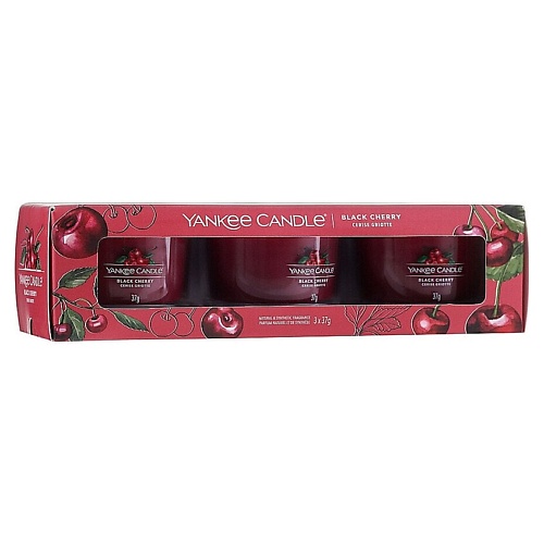 

YANKEE CANDLE Набор ароматических свечей Black Cherry, Набор ароматических свечей Black Cherry