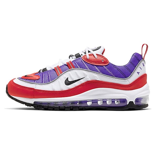 

NIKE Кроссовки Air Max 98 Psychic Purple University Red, Кроссовки Air Max 98 Psychic Purple University Red