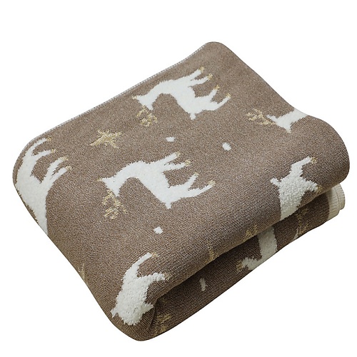 

ARYA HOME COLLECTION Плед Хлопок 127x152 Cheerful Reindeers, Плед Хлопок 127x152 Cheerful Reindeers