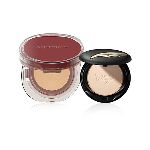 

MISTINE Набор: пудра WINGS EXTRA COVER SPF25 и кушон Siam Cushion Compact, Набор: пудра WINGS EXTRA COVER SPF25 и кушон Siam Cushion Compact