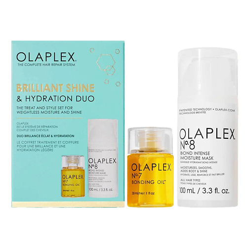 

OLAPLEX Набор Brilliant Shine & Hydration Duo, Набор Brilliant Shine & Hydration Duo