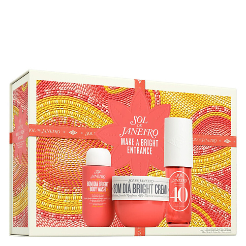 

SOL DE JANEIRO Набор для тела Make A Bright Entrance Гель для душа+Крем+Спрей, Набор для тела Make A Bright Entrance Гель для душа+Крем+Спрей