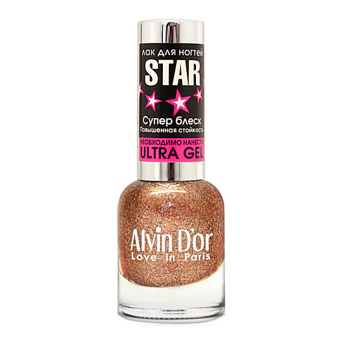 

ALVIN D’OR Лак для ногтей STAR Супер Блеск, Лак для ногтей STAR Супер Блеск