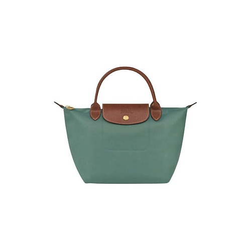 

LONGCHAMP Сумка Le Pliage Cow Leather Trim Handbag Mini Women's Green, Сумка Le Pliage Cow Leather Trim Handbag Mini Women's Green