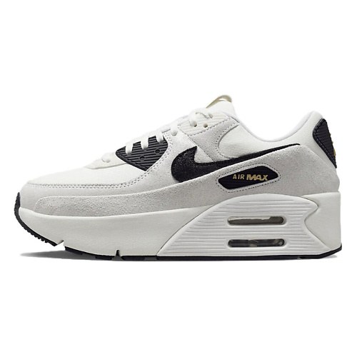 

NIKE Кроссовки Air Max 90 LV8 White Metallic Gold Black, Кроссовки Air Max 90 LV8 White Metallic Gold Black