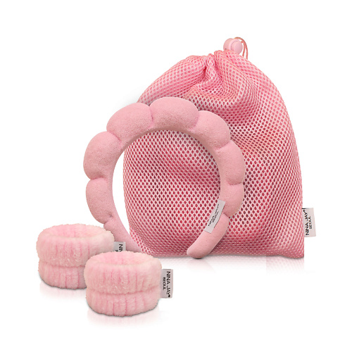 

NINA JAY Ободок+напульсники розового цвета, Ободок+напульсники розового цвета