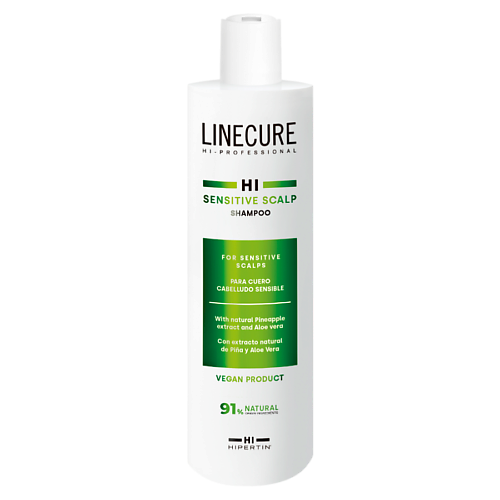 HIPERTIN Шампунь бессульфатный для чувствительной кожи головы LINECURE Sensitive Scalp vegan 300 1490₽