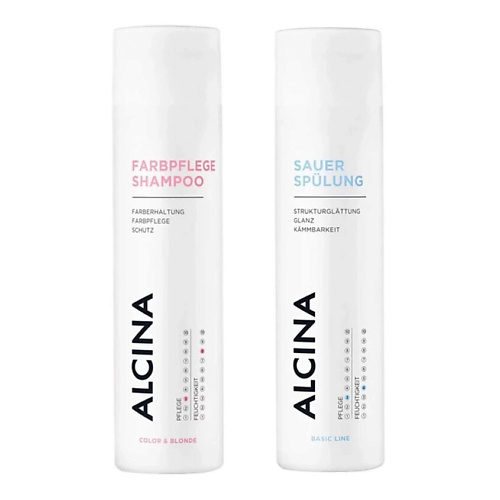 

ALCINA Набор для окрашенных волос Farbpflege-Shampoo + Sauer-Spülung Bundle, Набор для окрашенных волос Farbpflege-Shampoo + Sauer-Spülung Bundle