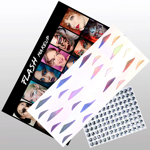 

VLASOVA JULIA Наклейки для макияжа набор -концы стрелок треугольники черные B0401, Наклейки для макияжа набор -концы стрелок треугольники черные B0401