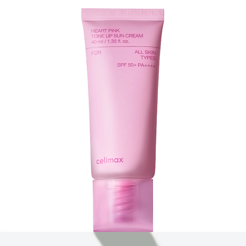 

CELIMAX Солнцезащитный крем для сияния кожи Heart Pink Tone Up Sun Cream SPF50 40, Солнцезащитный крем для сияния кожи Heart Pink Tone Up Sun Cream SPF50