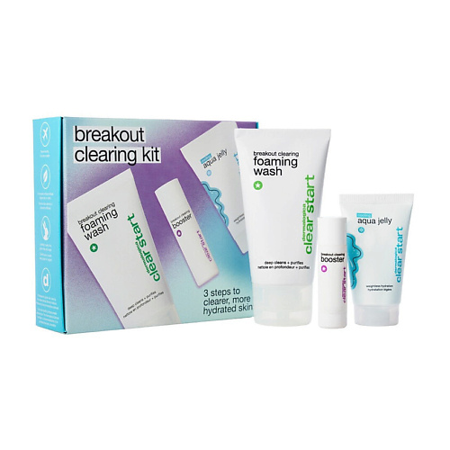

DERMALOGICA Набор для проблемной кожи Clear Start Breakout Clearing Kit, Набор для проблемной кожи Clear Start Breakout Clearing Kit