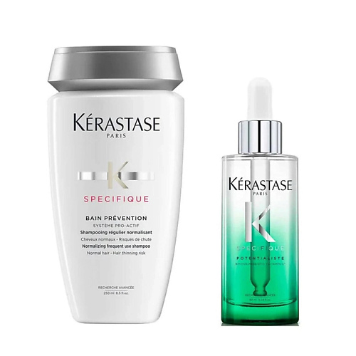 

KERASTASE Набор Specifique Set Prevention: Шампунь + Сыворотка, Набор Specifique Set Prevention: Шампунь + Сыворотка