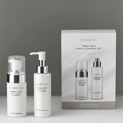  LIMONI Набор для умывания (пенка + гидрофильное масло) Fresh Skin  Foam Cleansing Set