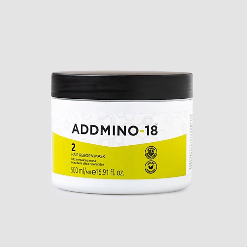 

ADDMINO-18 Профессиональная восстанавливающая маска для волос 2 HAIR REBORN MASK 500, Профессиональная восстанавливающая маска для волос 2 HAIR REBORN MASK
