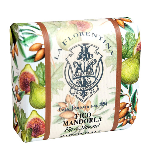

LA FLORENTINA Мыло "Фруктовые Сады" Fig & Almond / Инжир и Миндаль 106, Мыло "Фруктовые Сады" Fig & Almond / Инжир и Миндаль