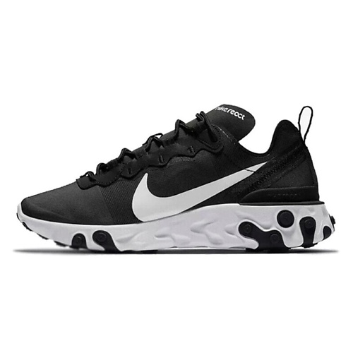 

NIKE Кроссовки React Element 55 Black White, Кроссовки React Element 55 Black White