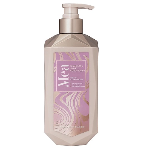 

MEA Кондиционер для блеска волос с кератином и протеинами шелка Shameless Shine Conditioner 450, Кондиционер для блеска волос с кератином и протеинами шелка Shameless Shine Conditioner
