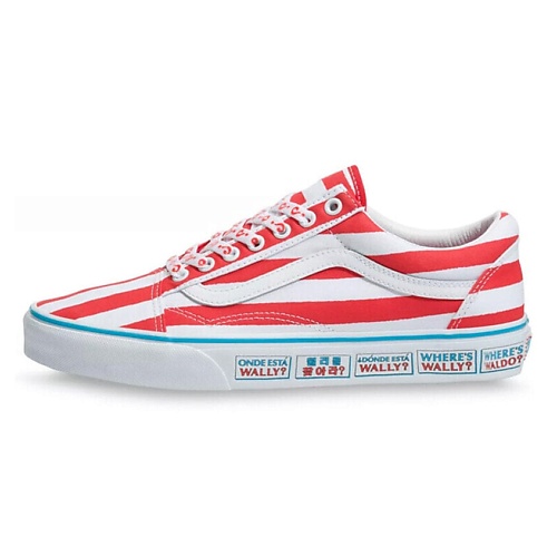 

VANS Кроссовки Old Skool Wheres Waldo International Stripes, Кроссовки Old Skool Wheres Waldo International Stripes