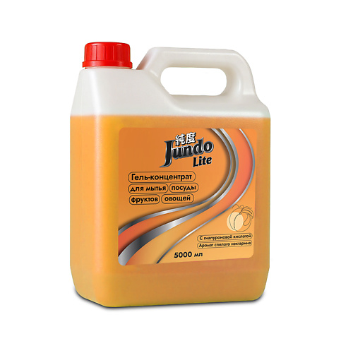 

JUNDO Lite Гель для мытья посуды Нектарин 5000, Lite Гель для мытья посуды Нектарин