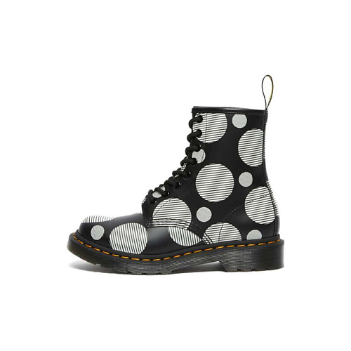 

DR. MARTENS Ботинки Dr. Martens 1460 Polka Dot Smooth Leather Black, Ботинки Dr. Martens 1460 Polka Dot Smooth Leather Black