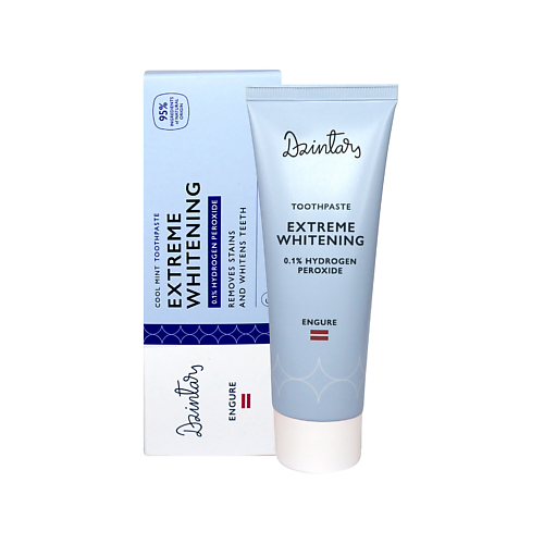 

DZINTARS Engure Зубная паста с усиленным отбеливанием 75, Engure Зубная паста с усиленным отбеливанием