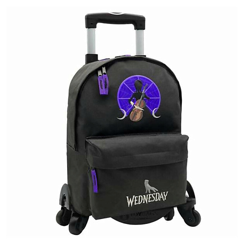 

WEDNESDAY Школьный рюкзак с колесиками Wednesday Cloud, Школьный рюкзак с колесиками Wednesday Cloud