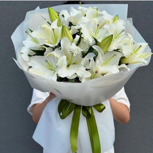 

DIVAFLORA СЕТЬ МАГАЗИНОВ СТИЛЬНЫХ БУКЕТОВ Лилии «Любовь и нежность», Лилии «Любовь и нежность»