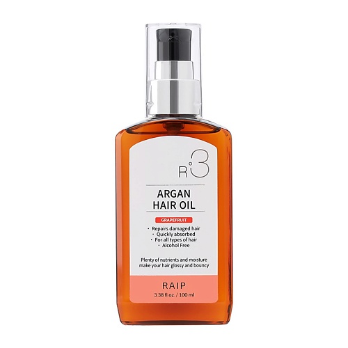 

RAIP Масло для волос GRAPEFRUIT аргановое 100, Масло для волос GRAPEFRUIT аргановое