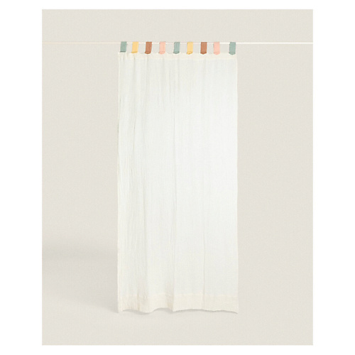 

ZARA HOME Занавеска из хлопчатобумажного муслина 140 x 270 см, Занавеска из хлопчатобумажного муслина 140 x 270 см