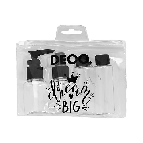 

DECO. Набор дорожных флаконов в косметичке dream big 69, Набор дорожных флаконов в косметичке dream big