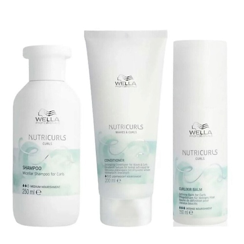

WELLA Набор для ухода за волосами Nutricurls Bundle Curlixir, Набор для ухода за волосами Nutricurls Bundle Curlixir