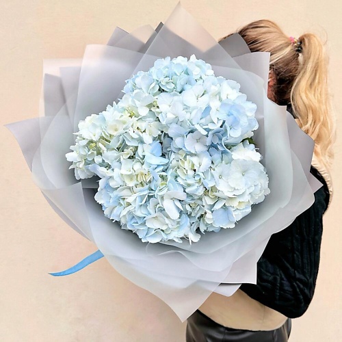 

DIVAFLORA СЕТЬ МАГАЗИНОВ СТИЛЬНЫХ БУКЕТОВ Гортензия синяя букет «Лазурит», Гортензия синяя букет «Лазурит»